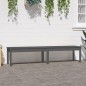 vidaXL Gartenbank 2-Sitzer Grau 203,5x44x45 cm Massivholz Kiefer vidaXL Gartenbank 2-Sitzer Grau 203,5x44x45 cm Massivholz Kiefer