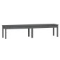 vidaXL Gartenbank 2-Sitzer Grau 203,5x44x45 cm Massivholz Kiefer vidaXL Gartenbank 2-Sitzer Grau 203,5x44x45 cm Massivholz Kiefer