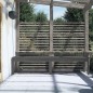 vidaXL Gartenbank 2-Sitzer Grau 203,5x44x45 cm Massivholz Kiefer vidaXL Gartenbank 2-Sitzer Grau 203,5x44x45 cm Massivholz Kiefer