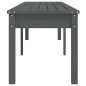 vidaXL Gartenbank 2-Sitzer Grau 203,5x44x45 cm Massivholz Kiefer vidaXL Gartenbank 2-Sitzer Grau 203,5x44x45 cm Massivholz Kiefer