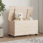 vidaXL Truhe mit Rollen ALTA 73x39,5x44 cm Massivholz Kiefer vidaXL Truhe mit Rollen ALTA 73x39,5x44 cm Massivholz Kiefer
