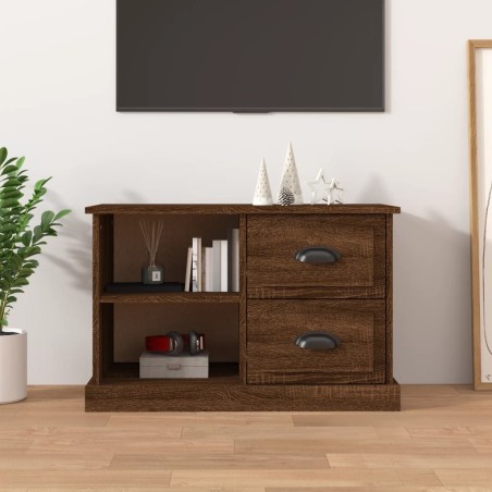vidaXL TV-Schrank Braun Eichen-Optik 73x35,5x47,5 cm Holzwerkstoff