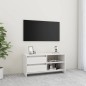 vidaXL TV-Schrank Weiß 80x31x39 cm Massivholz Kiefer vidaXL TV-Schrank Weiß 80x31x39 cm Massivholz Kiefer