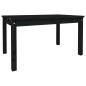 vidaXL Gartentisch Schwarz 82,5x50,5x45 cm Massivholz Kiefer vidaXL Gartentisch Schwarz 82,5x50,5x45 cm Massivholz Kiefer