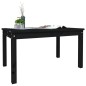 vidaXL Gartentisch Schwarz 82,5x50,5x45 cm Massivholz Kiefer vidaXL Gartentisch Schwarz 82,5x50,5x45 cm Massivholz Kiefer