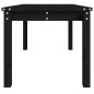 vidaXL Gartentisch Schwarz 82,5x50,5x45 cm Massivholz Kiefer vidaXL Gartentisch Schwarz 82,5x50,5x45 cm Massivholz Kiefer