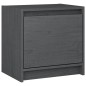 vidaXL Nachttische 2 Stk. Grau 40x30,5x40 cm Massivholz Kiefer vidaXL Nachttische 2 Stk. Grau 40x30,5x40 cm Massivholz Kiefer