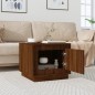 vidaXL Couchtisch Braun Eichen-Optik 51x50x44 cm Holzwerkstoff vidaXL Couchtisch Braun Eichen-Optik 51x50x44 cm Holzwerkstoff