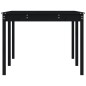 vidaXL Gartentisch Schwarz 203,5x100x76 cm Massivholz Kiefer vidaXL Gartentisch Schwarz 203,5x100x76 cm Massivholz Kiefer