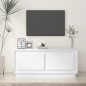 vidaXL Couchtisch Weiß 102x50x44 cm Holzwerkstoff vidaXL Couchtisch Weiß 102x50x44 cm Holzwerkstoff