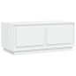 vidaXL Couchtisch Weiß 102x50x44 cm Holzwerkstoff vidaXL Couchtisch Weiß 102x50x44 cm Holzwerkstoff