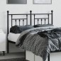 vidaXL Kopfteil Metall Schwarz 120 cm vidaXL Kopfteil Metall Schwarz 120 cm