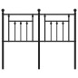 vidaXL Kopfteil Metall Schwarz 120 cm vidaXL Kopfteil Metall Schwarz 120 cm
