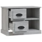 vidaXL Nachttisch Grau Sonoma 60x35,5x45 cm vidaXL Nachttisch Grau Sonoma 60x35,5x45 cm