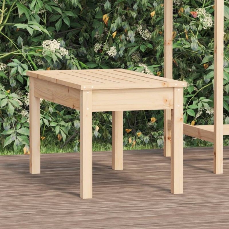vidaXL Gartenbank 80x44x45 cm Massivholz Kiefer vidaXL Gartenbank 80x44x45 cm Massivholz Kiefer
