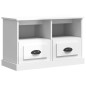 vidaXL TV-Schrank Hochglanz-Weiß 80x35x50 cm Holzwerkstoff vidaXL TV-Schrank Hochglanz-Weiß 80x35x50 cm Holzwerkstoff