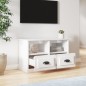 vidaXL TV-Schrank Hochglanz-Weiß 80x35x50 cm Holzwerkstoff vidaXL TV-Schrank Hochglanz-Weiß 80x35x50 cm Holzwerkstoff