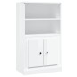 vidaXL Highboard Hochglanz-Weiß 60x35,5x103,5 cm Holzwerkstoff vidaXL Highboard Hochglanz-Weiß 60x35,5x103,5 cm Holzwerkstoff