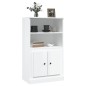 vidaXL Highboard Hochglanz-Weiß 60x35,5x103,5 cm Holzwerkstoff vidaXL Highboard Hochglanz-Weiß 60x35,5x103,5 cm Holzwerkstoff
