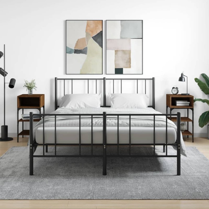 vidaXL Nachttische 2Stk. Braun Eichen-Optik 35x34,5x70cm Holzwerkstoff vidaXL Nachttische 2Stk. Braun Eichen-Optik 35x34,5x70cm Holzwerkstoff