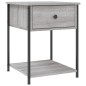 vidaXL Nachttisch Grau Sonoma 44x45x58 cm Holzwerkstoff vidaXL Nachttisch Grau Sonoma 44x45x58 cm Holzwerkstoff