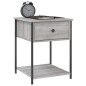 vidaXL Nachttisch Grau Sonoma 44x45x58 cm Holzwerkstoff vidaXL Nachttisch Grau Sonoma 44x45x58 cm Holzwerkstoff