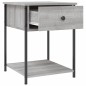 vidaXL Nachttisch Grau Sonoma 44x45x58 cm Holzwerkstoff vidaXL Nachttisch Grau Sonoma 44x45x58 cm Holzwerkstoff