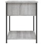 vidaXL Nachttisch Grau Sonoma 44x45x58 cm Holzwerkstoff vidaXL Nachttisch Grau Sonoma 44x45x58 cm Holzwerkstoff