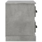 vidaXL Nachttisch Betongrau 60x35,5x45 cm vidaXL Nachttisch Betongrau 60x35,5x45 cm