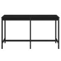 vidaXL Gartentisch Schwarz 203,5x90x110 cm Massivholz Kiefer vidaXL Gartentisch Schwarz 203,5x90x110 cm Massivholz Kiefer