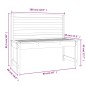 vidaXL Gartenbank Grau 109 cm Massivholz Kiefer vidaXL Gartenbank Grau 109 cm Massivholz Kiefer