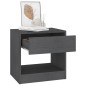 vidaXL Nachttische 2 Stk. Grau 40x31x40 cm Massivholz Kiefer vidaXL Nachttische 2 Stk. Grau 40x31x40 cm Massivholz Kiefer