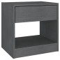 vidaXL Nachttische 2 Stk. Grau 40x31x40 cm Massivholz Kiefer vidaXL Nachttische 2 Stk. Grau 40x31x40 cm Massivholz Kiefer