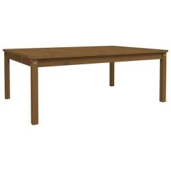 vidaXL Gartentisch Honigbraun 121x82,5x45 cm Massivholz Kiefer