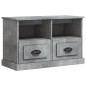 vidaXL TV-Schrank Betongrau 80x35x50 cm Holzwerkstoff vidaXL TV-Schrank Betongrau 80x35x50 cm Holzwerkstoff