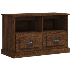 vidaXL TV-Schrank Braun Eichen-Optik 80x35x50 cm Holzwerkstoff