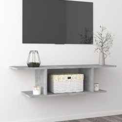 vidaXL TV-Wandschrank Betongrau 103x30x26,5 cm