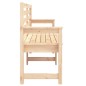 vidaXL Gartenbank 159,5x48x91,5 cm Massivholz Kiefer vidaXL Gartenbank 159,5x48x91,5 cm Massivholz Kiefer