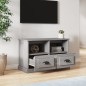 vidaXL TV-Schrank Grau Sonoma 80x35x50 cm Holzwerkstoff vidaXL TV-Schrank Grau Sonoma 80x35x50 cm Holzwerkstoff