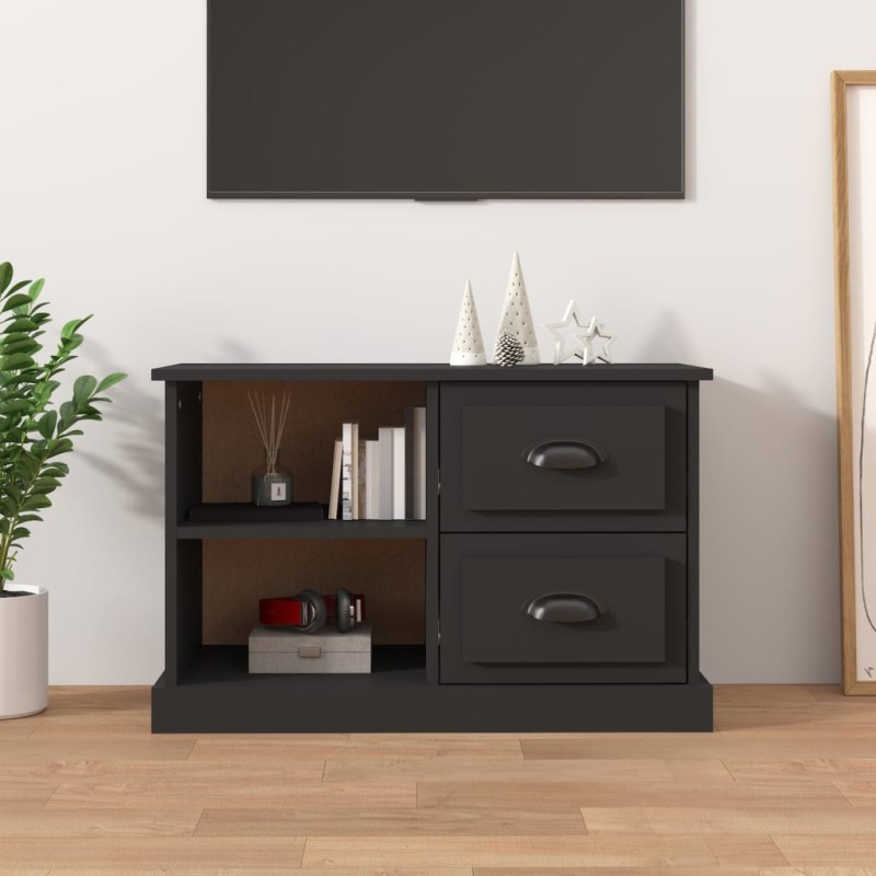 vidaXL TV-Schrank Schwarz 73x35,5x47,5 cm Holzwerkstoff vidaXL TV-Schrank Schwarz 73x35,5x47,5 cm Holzwerkstoff