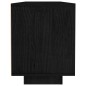 vidaXL TV-Schrank Schwarz 110x30x40 cm Massivholz Kiefer vidaXL TV-Schrank Schwarz 110x30x40 cm Massivholz Kiefer
