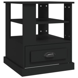 vidaXL Beistelltisch Schwarz 50x50x60 cm Holzwerkstoff