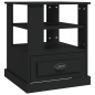 vidaXL Beistelltisch Schwarz 50x50x60 cm Holzwerkstoff vidaXL Beistelltisch Schwarz 50x50x60 cm Holzwerkstoff