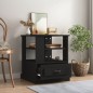 vidaXL Beistelltisch Schwarz 50x50x60 cm Holzwerkstoff vidaXL Beistelltisch Schwarz 50x50x60 cm Holzwerkstoff