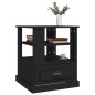 vidaXL Beistelltisch Schwarz 50x50x60 cm Holzwerkstoff vidaXL Beistelltisch Schwarz 50x50x60 cm Holzwerkstoff