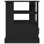 vidaXL Beistelltisch Schwarz 50x50x60 cm Holzwerkstoff vidaXL Beistelltisch Schwarz 50x50x60 cm Holzwerkstoff