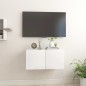 vidaXL TV-Hängeschrank Hochglanz-Weiß 60x30x30 cm vidaXL TV-Hängeschrank Hochglanz-Weiß 60x30x30 cm