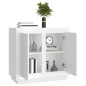 vidaXL Sideboard Weiß 80x34x75 cm Holzwerkstoff vidaXL Sideboard Weiß 80x34x75 cm Holzwerkstoff