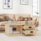 vidaXL Couchtisch Sonoma-Eiche 90x50x35 cm Holzwerkstoff vidaXL Couchtisch Sonoma-Eiche 90x50x35 cm Holzwerkstoff