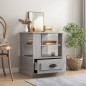 vidaXL Beistelltisch Grau Sonoma 50x50x60 cm Holzwerkstoff vidaXL Beistelltisch Grau Sonoma 50x50x60 cm Holzwerkstoff